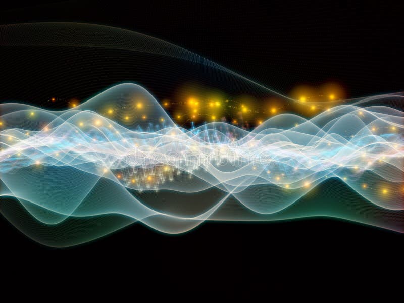 Toward Digital Wave vector illustration