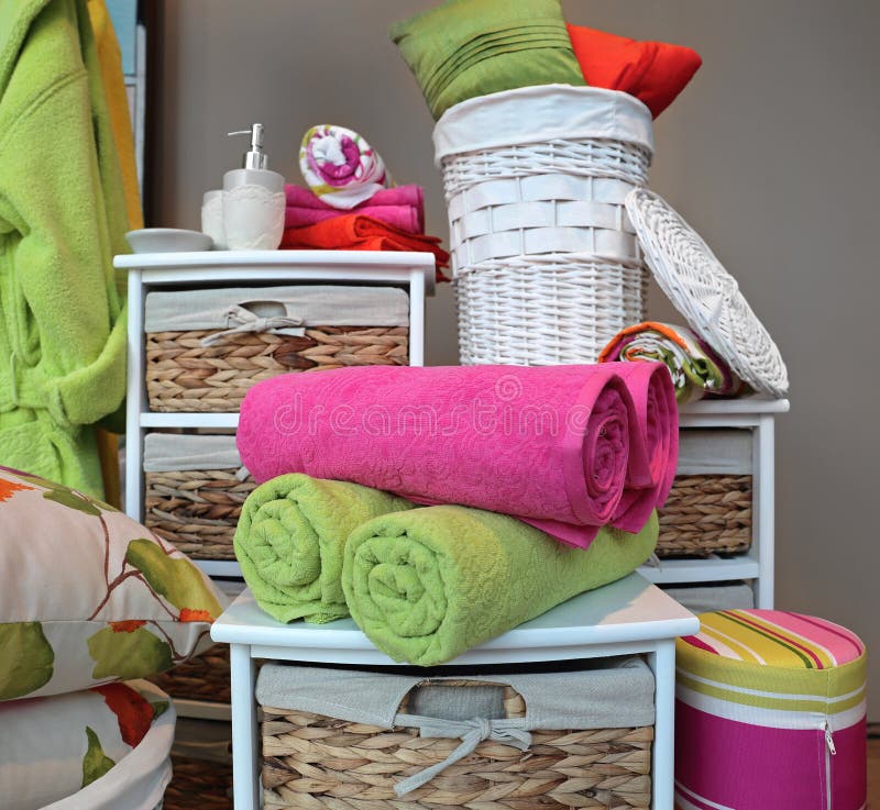 Towels stock image Towels stock image
