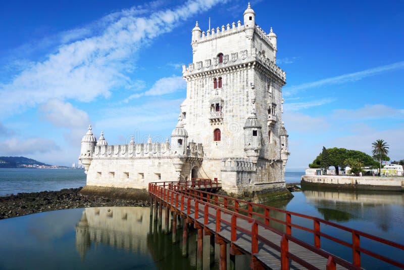 Tower of Belem the entrance to Lisbon in Portugal