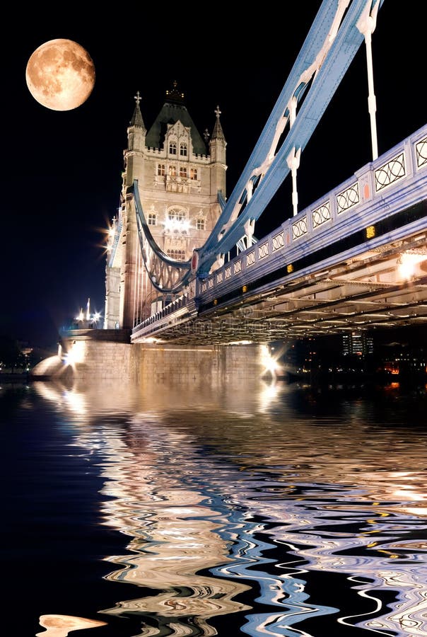 Tower Bridge, London at night