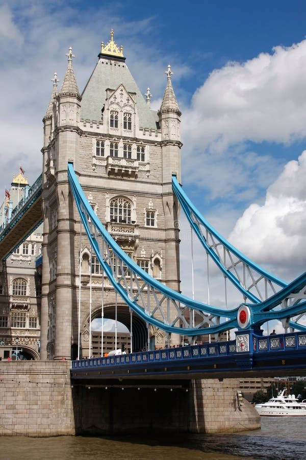 Tower Bridge in London, UK in a beautiful summer d