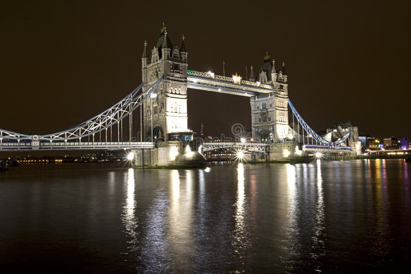 Tower bridge at night