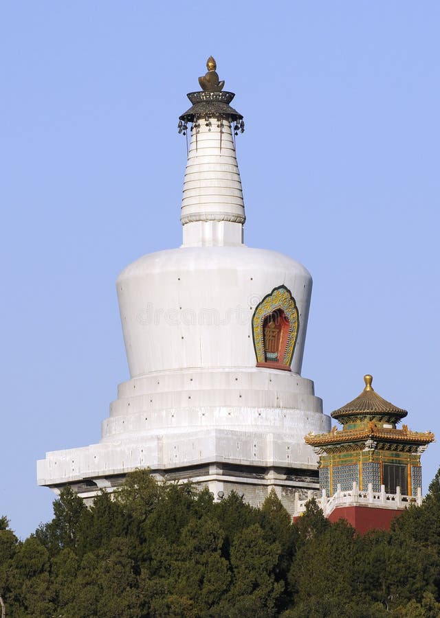 Tower building with tibet style