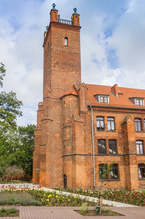 Tower of the City Library in Slupsk Stock Image Image of historical