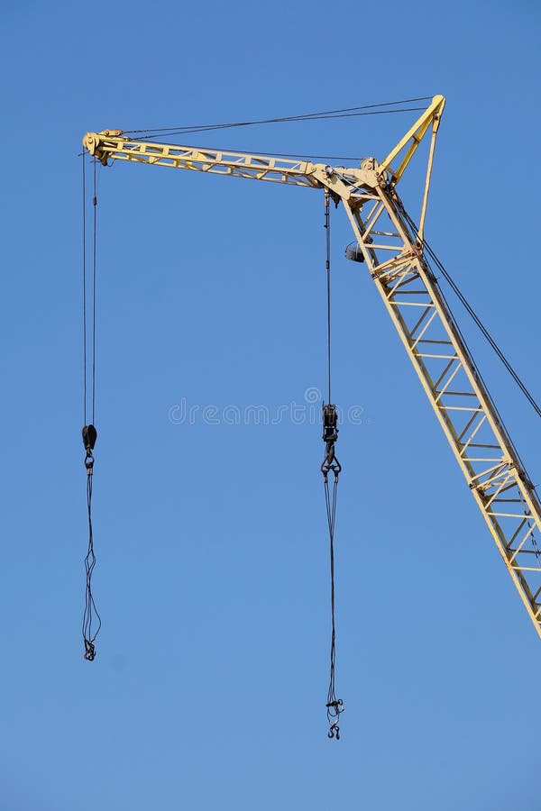 Tower crane stock image. Image of industrial, crane, equipment - 58116873