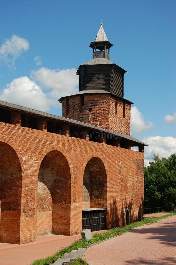Tower of Nizhny Novgorod kremlin