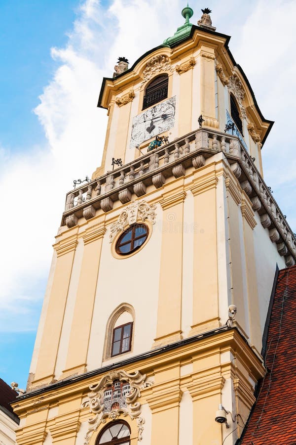 Věž Staroměstské radnice v Bratislavě