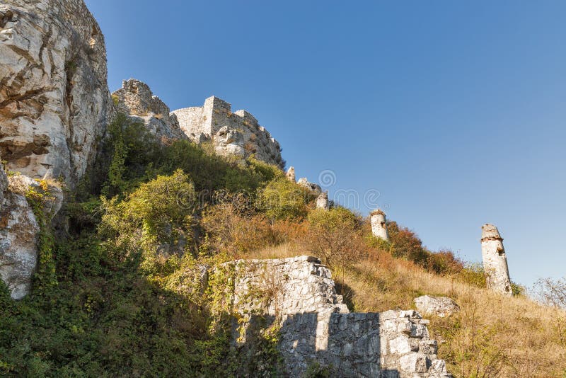 Tower of Spis Castle in Slovakia.