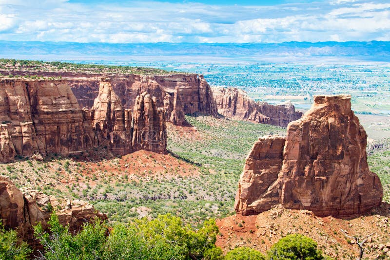 Towering Monoliths in Colorado National Monument