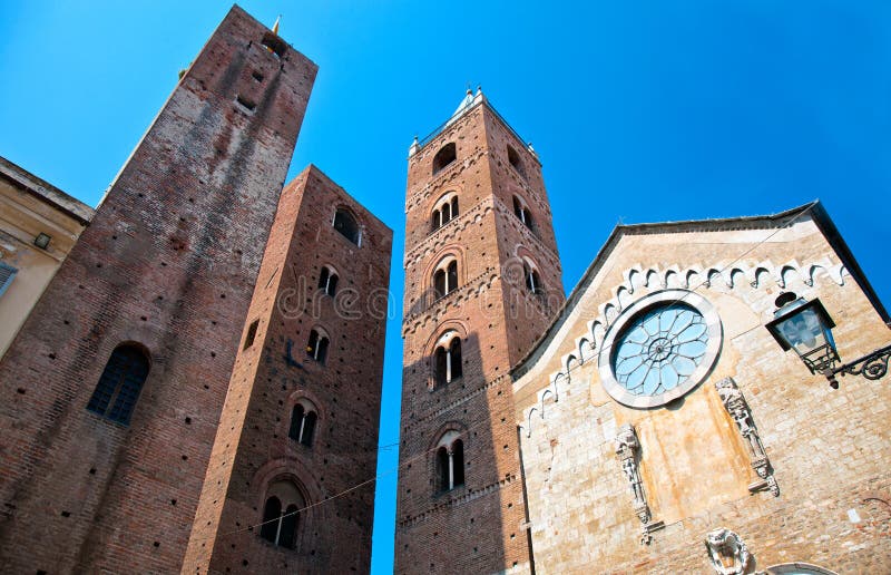 Towers in Italian Riviera