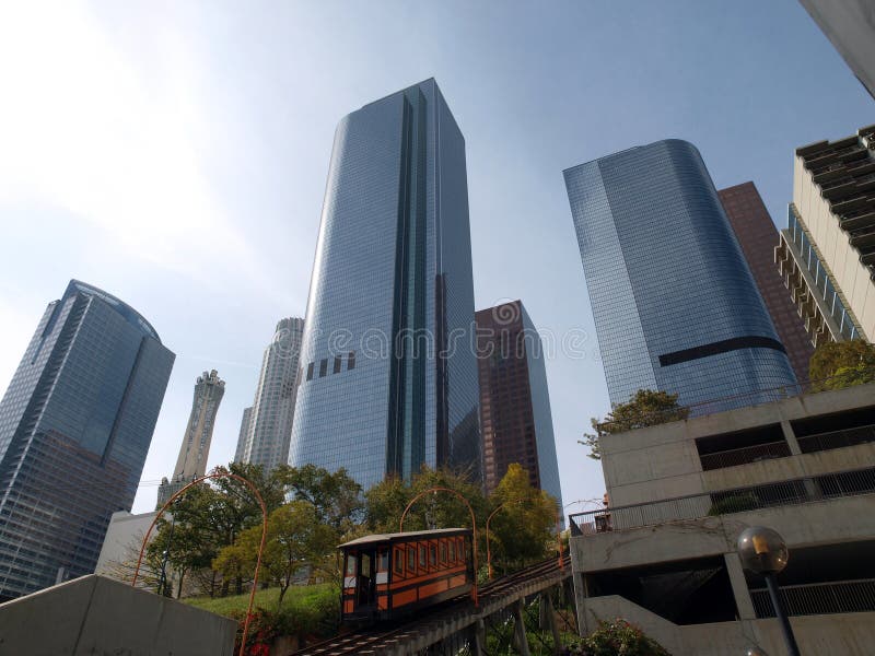 Towers of Los Angeles stock photo. Image of downtown 13310274