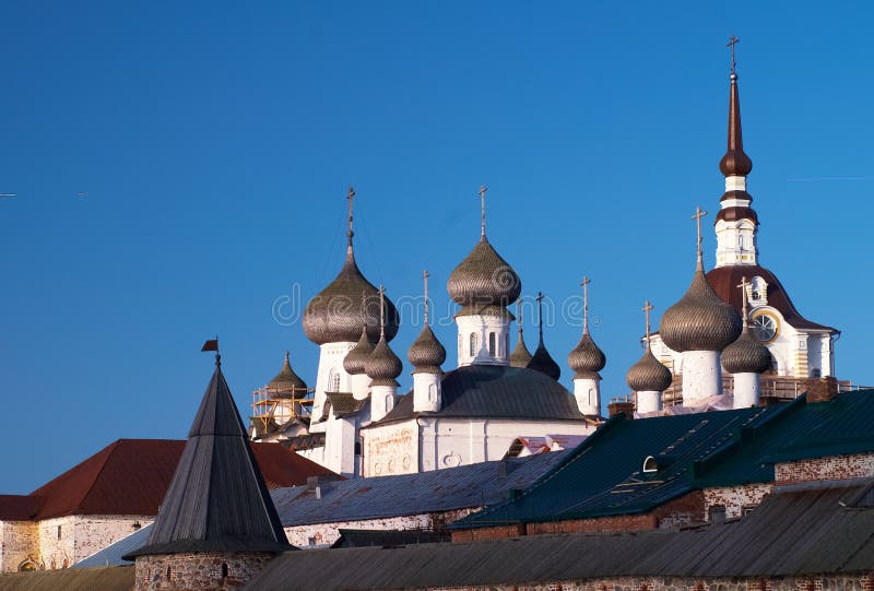 Towers of Solovetsky Monastery