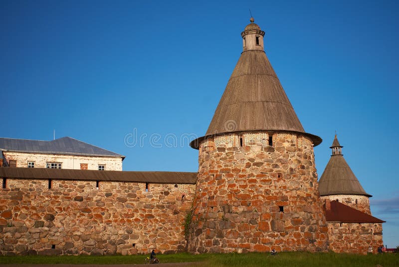 Towers of Solovetsky Monastery