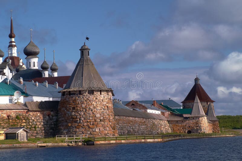 Towers of Solovetsky Monastery