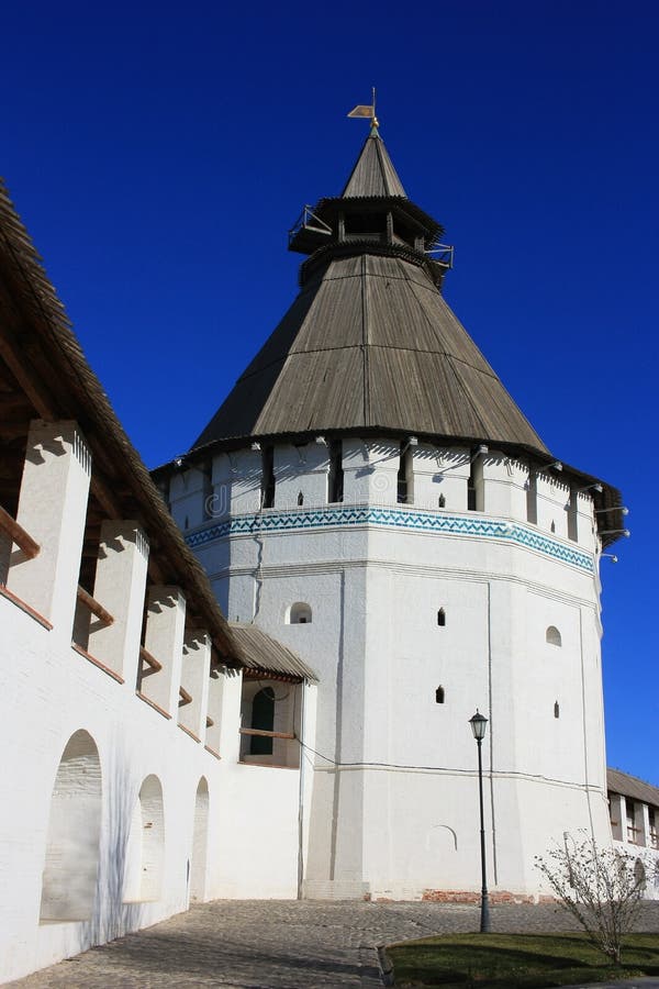 Towers and walls of Astrakhan Kremlin. Towers and walls of Astrakhan Kremlin