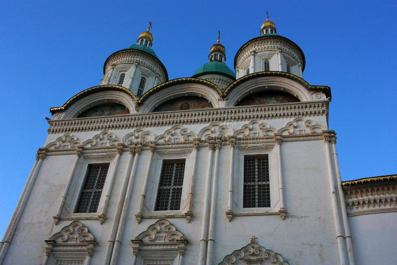 Towers and walls of the Astrakhan Kremlin. Towers and walls of the Astrakhan Kremlin