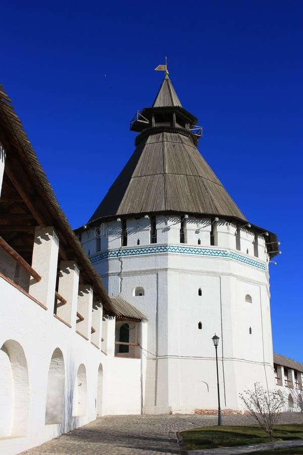 Towers and walls of the Astrakhan Kremlin. Towers and walls of the Astrakhan Kremlin