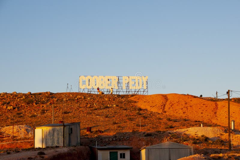 Town of Coober Pedy stock photo. Image of desert, arid 273390346