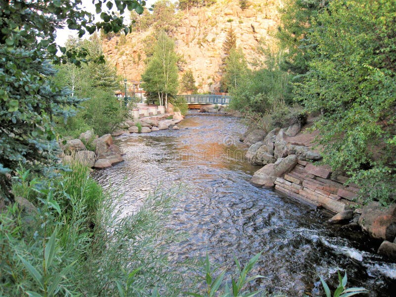 Riverwalk in Town of Estes Park, Colorado