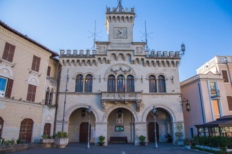 Town Hall stock photo. Image of fiuggi, water, rome, italian - 91952214