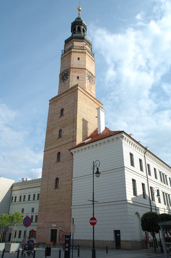 town-hall-in-glogow-poland-editorial-photography-image-of-city