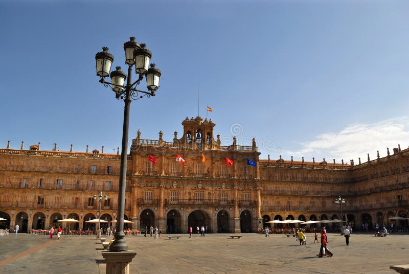 Town Hall of Salamanca stock photo. Image of architecture 26172878