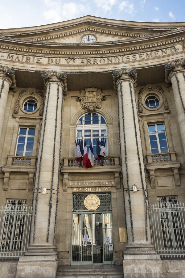 5th Arrondissement Pantheon of Paris Stock Image - Image of district ...