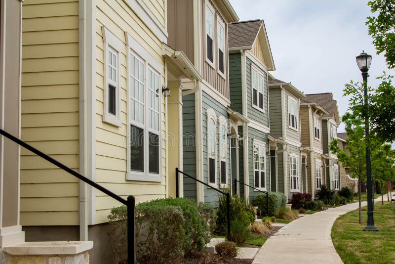 Town Houses stock photography Town Houses stock photography