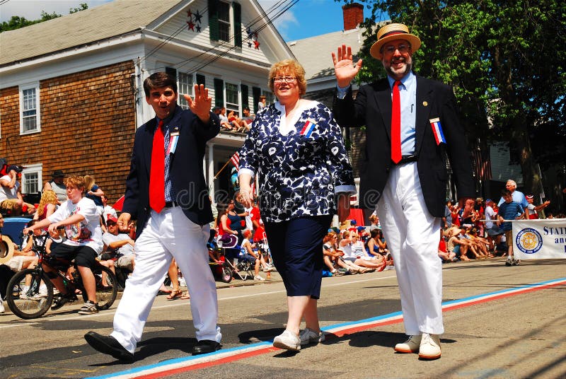 Town Officials on Parade