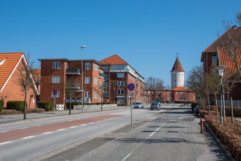 Town of Ringsted in Denmark Stock Photo Image of building, city