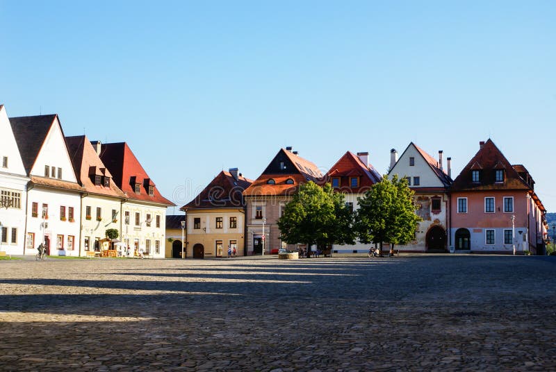 Náměstí slovenského Bardejova.