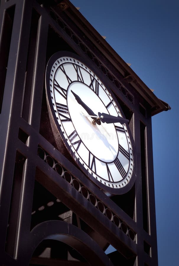 Town tower clock