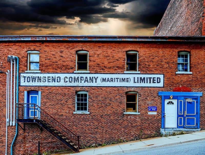 Townsend Industrial School, Newport, Rhode Island Foto de archivo