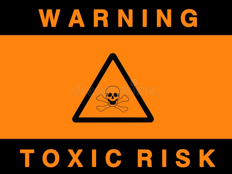 Toxic risk sign stock illustration. Illustration of industrial 2902493