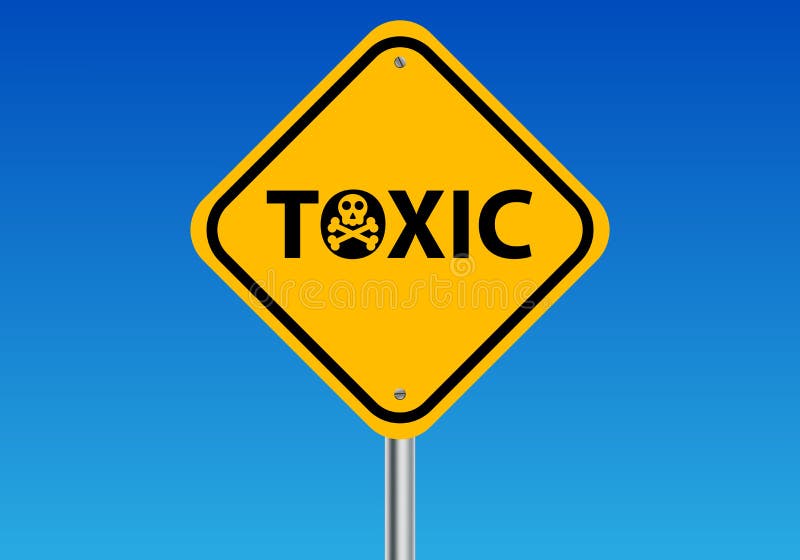 toxic sign Stock Vector