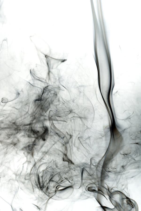 Toxic Smoke On White Background Stock Image - Image Of Wave, Curve