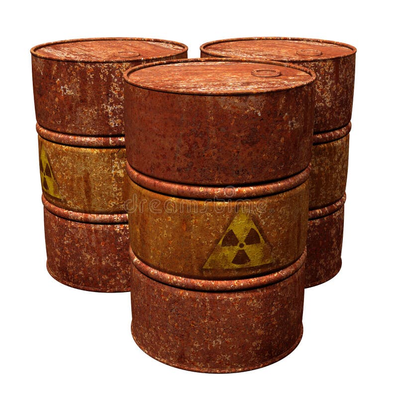 Toxic Waste Drums stock illustration. Illustration of discard 19437660