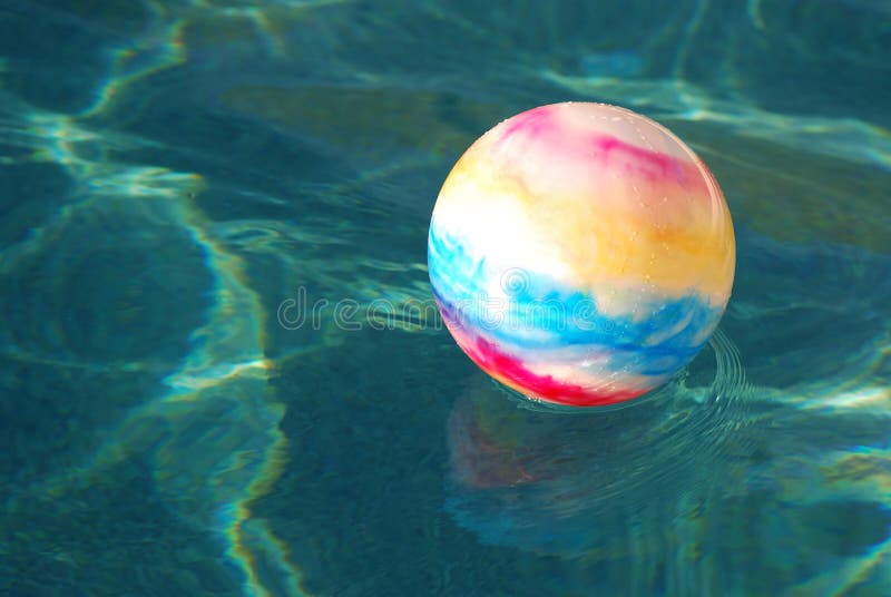 Toy ball in pool