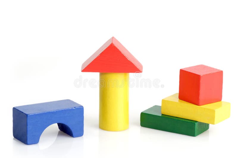 Toy Bricks royalty free stock images
