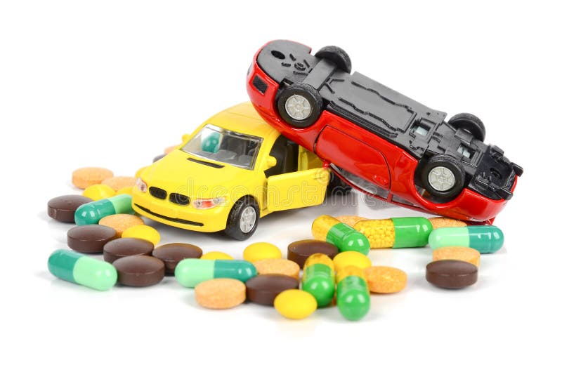 Toy cars and medicine