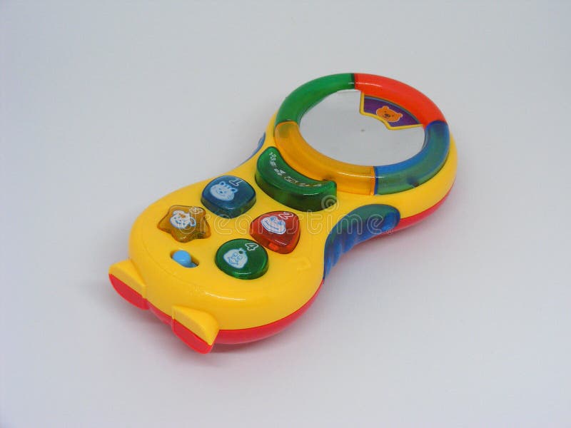 Toy Cell-Telefon lokalisiert auf weißem Hintergrund stockfotos Toy Cell-Telefon lokalisiert auf weißem Hintergrund stockfotos
