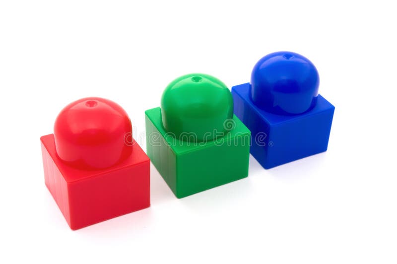 Toy color blocks stock photo Toy color blocks stock photo