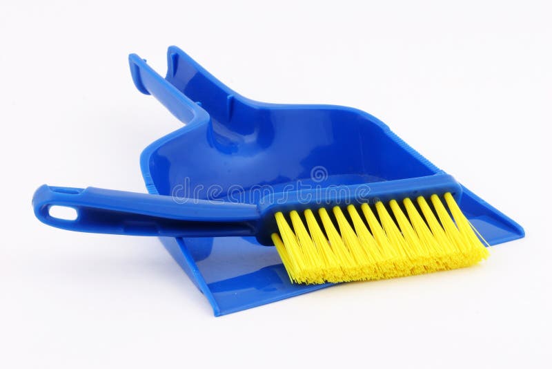Toy dustpan and broom stock photo. Image of dustpan, yellow 1800280
