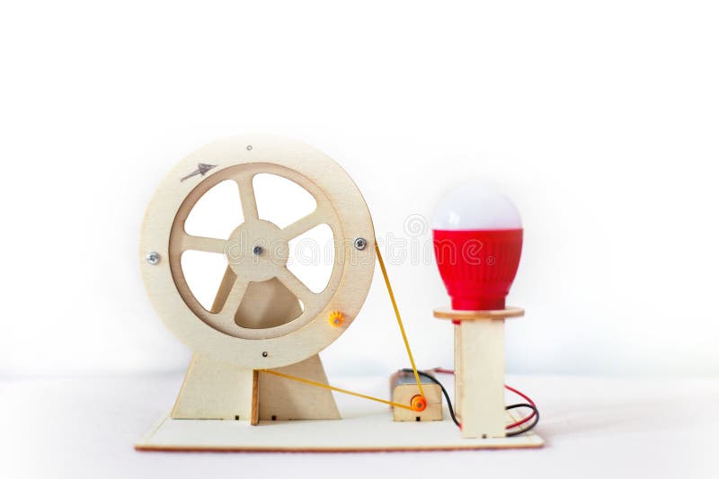 Toy electricity generator stock photo. Image of science 302546368