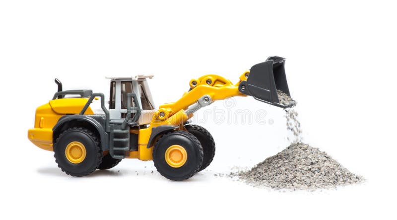 Toy heavy bulldozer