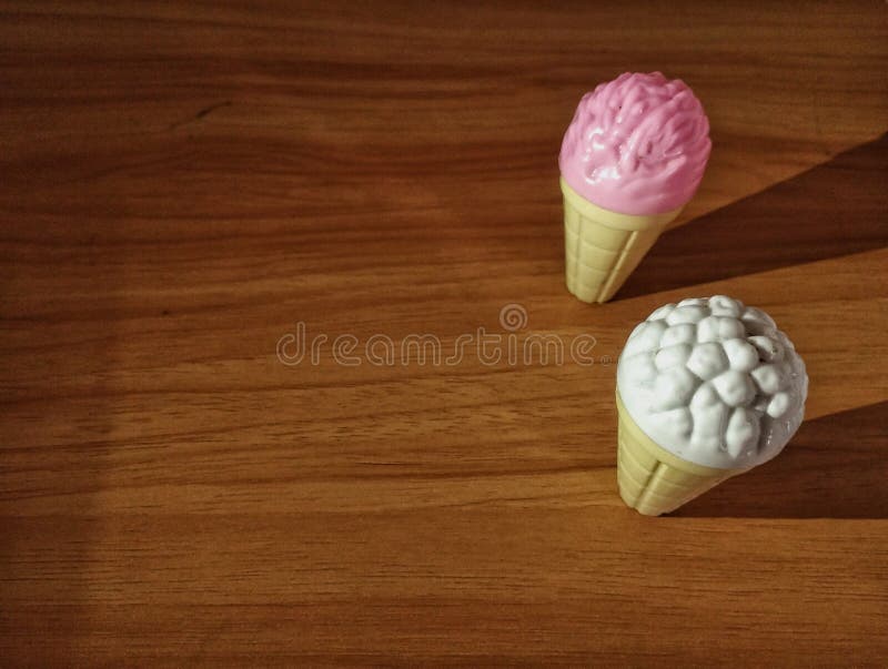 Toy Ice Cream Made of Plastic for Children Stock Image Image of dish
