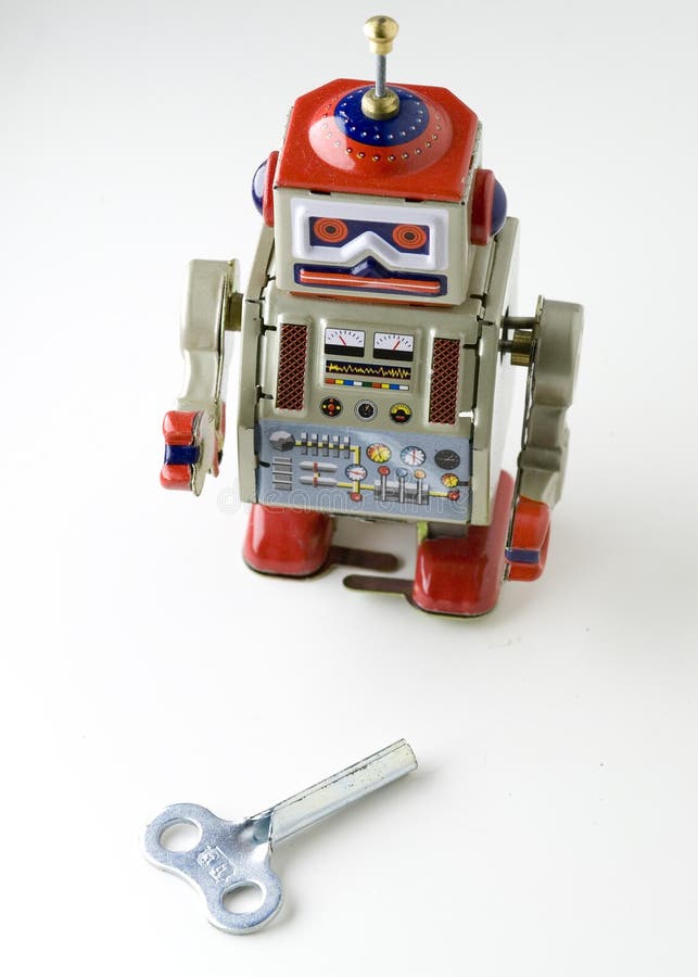 Toy metal robot