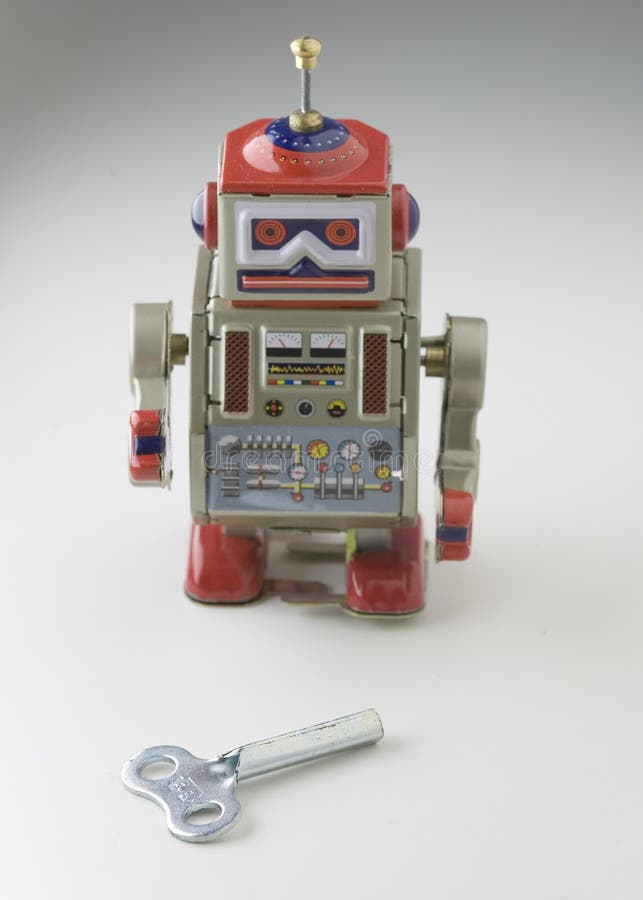 Toy metal robot
