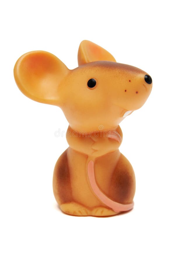 Toy mouse stock photo