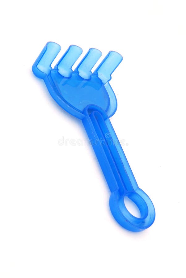 Toy rake stock photo. Image of background, kids, blue 4424506